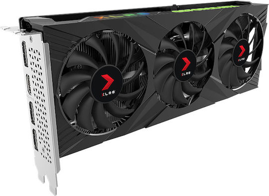 PNY GeForce RTX 4060 8GB GDDR6 XLR8 Gaming VERTO EPIC-X RGB Triple Fan DLSS 3 Graphics Card view 3