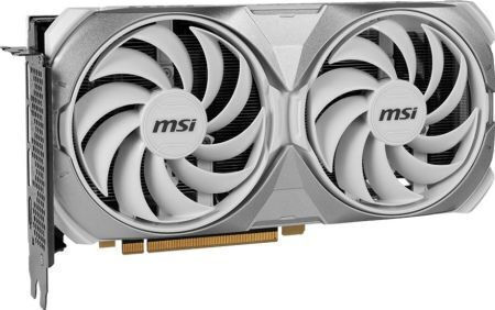 MSI GeForce RTX 4070 12GB GDDR6X VENTUS 2X WHITE OC Graphics Card view 2