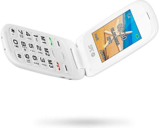 SPC Harmony Dual SIM (125MB/125MB) Mobile with Large Buttons White view 2