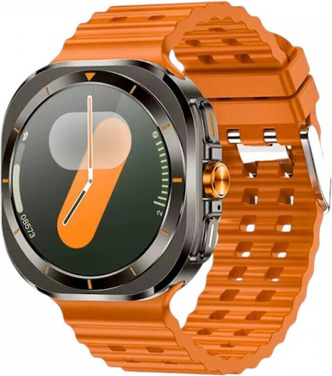 Z7 Ultra Smartwatch with Heart Rate Monitor (Orange) view 3