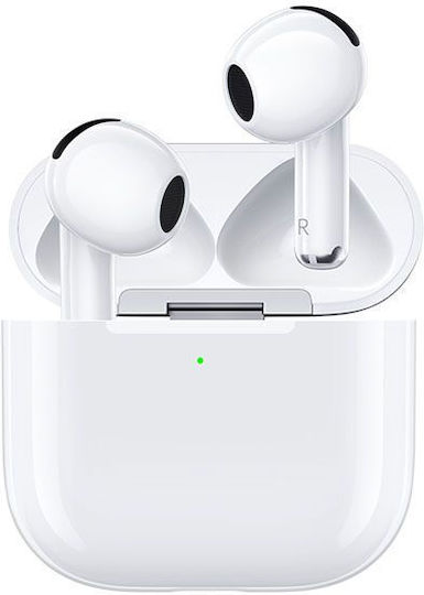 Proda PD-BT660 Earbud Bluetooth Handsfree Earphones with Charging Case White view 1