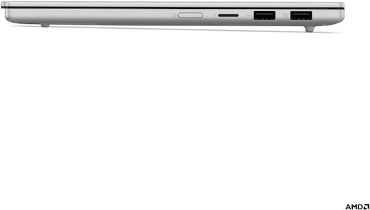 Lenovo IdeaPad Slim 5 13ARP10 13.3" IPS FHD+ (Ryzen 5-7535HS/16GB/1TB SSD/No OS) Cloud Grey (International English Keyboard) view 4