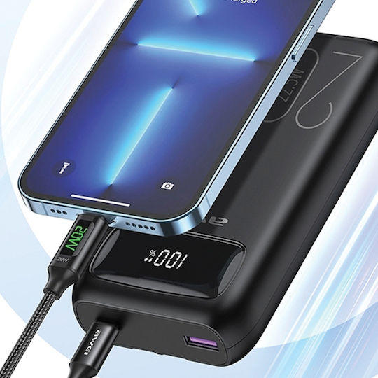 Awei P169K Power Bank 20000mAh 22.5W Power Delivery Black vue 8