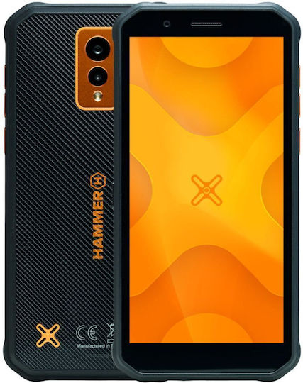 Hammer Energy X Dual SIM (4GB/64GB) Resistant Smartphone Black / Orange view 1
