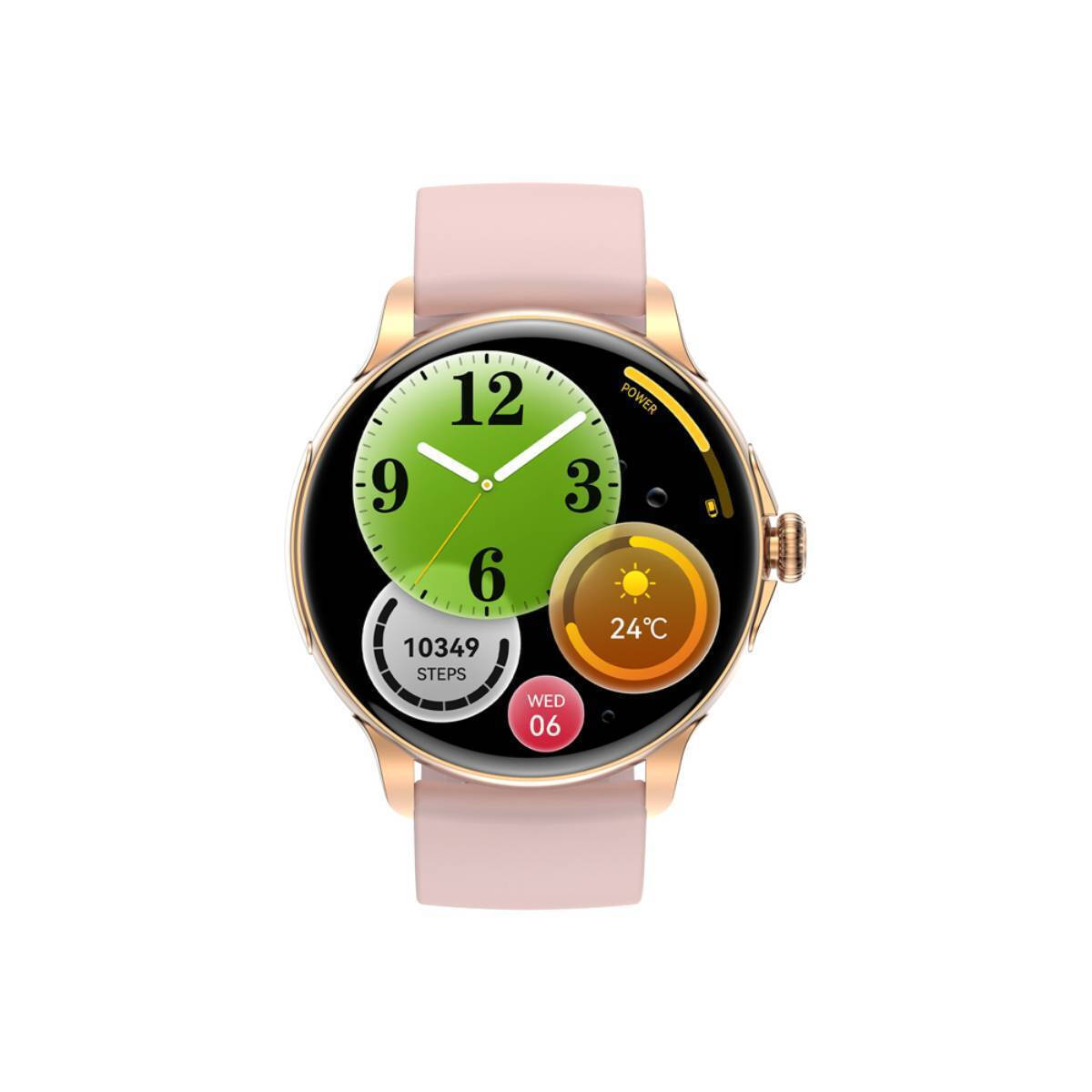 Eko Timelapse Aluminium Smartwatch with Heart Rate Monitor (Pink) view 3