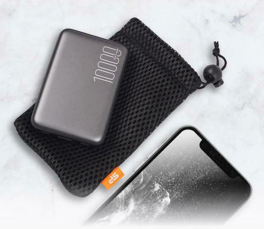 Silicon Power QP70 Power Bank 10000mAh 18W with USB-A Port and USB-C Port Power Delivery Black view 5