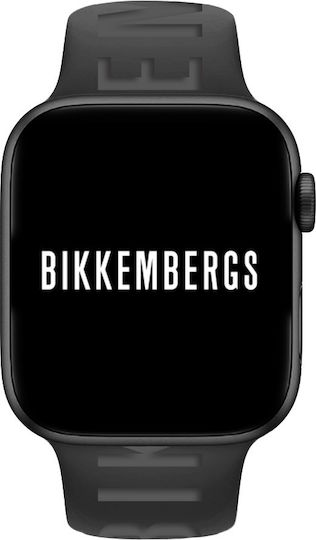 Bikkembergs BK06 Small Aluminium Smartwatch with Heart Rate Monitor (Black)