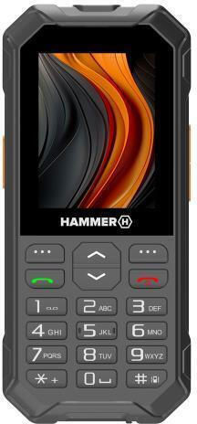 Hammer 6 LTE Dual SIM Resistant Mobile with Buttons Black view 1