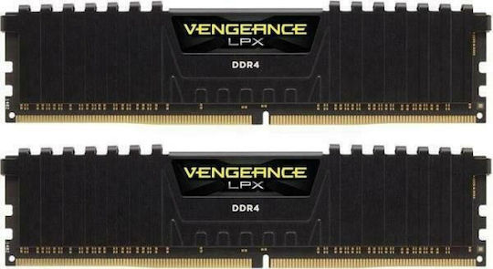 Corsair Vengeance LPX DDR4 16GB RAM with 2x8GB Modules and Speed 2400 for Desktop CMK16GX4M2A2400C14