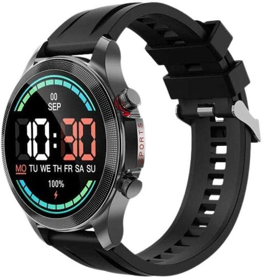 ZW26 Smartwatch with Heart Rate Monitor (Black)