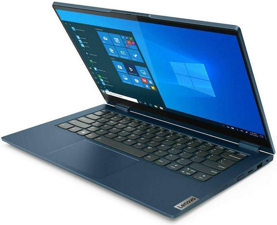 Lenovo ThinkBook 14s Yoga ITL 14" IPS FHD Touchscreen (i5-1135G7/16GB/512GB SSD/W10 Pro) Abyss Blue (DE Keyboard) view 2