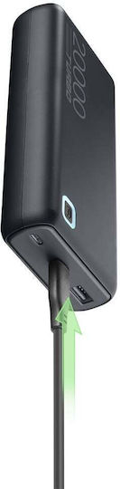 Cellular Line Essence Turbo Power Bank 20000mAh 20W with USB-A Port and USB-C Port Gray view 5
