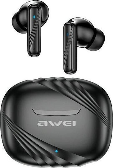Awei TA6 In-ear Bluetooth Handsfree Earphones with Sweat Resistance and Charging Case Black