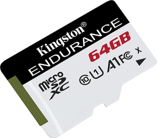 Kingston Endurance microSDXC 64GB Class 10 U1 V10 A1 UHS-I view 1