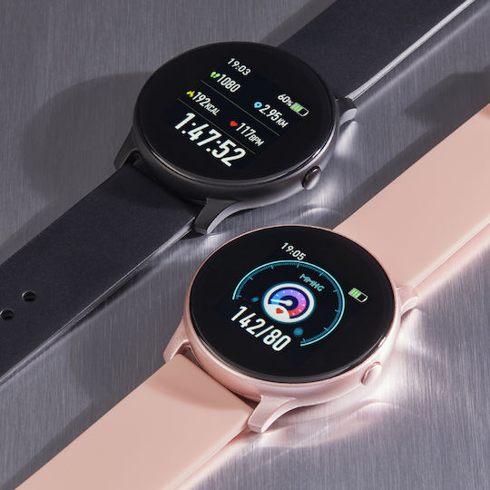 Marea B59006-3 45mm Smartwatch with Heart Rate Monitor (Pink) view 2