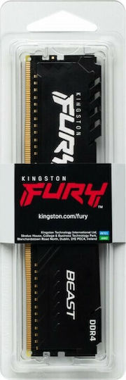 Kingston Fury Beast DDR4 128GB RAM with 4x32GB Modules and Speed 3600 for Desktop KF436C18BBK4/128 view 7