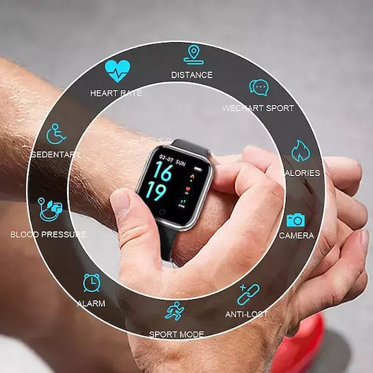 T80 Smartwatch with Heart Rate Monitor (Rose Gold) view 3