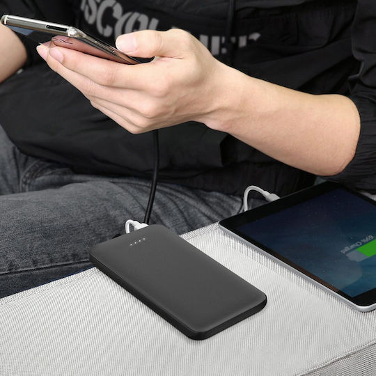 Bigben Interactive PB100002A1CB Power Bank 10000mAh with 2 USB-A Ports and USB-C Port Black view 3