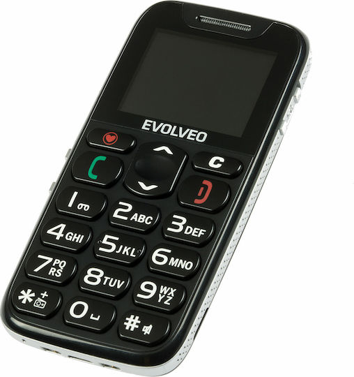 Evolveo Easyphone EP500 Single SIM Mobile with Large Buttons Black view 3