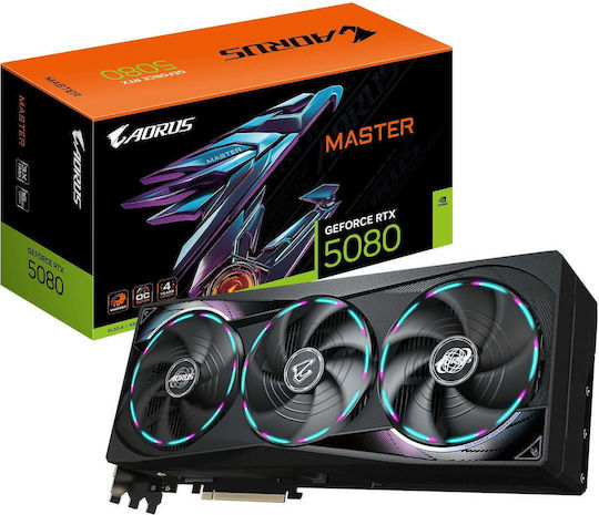 Gigabyte GeForce RTX 5080 16GB GDDR7 Aorus Master Graphics Card view 1