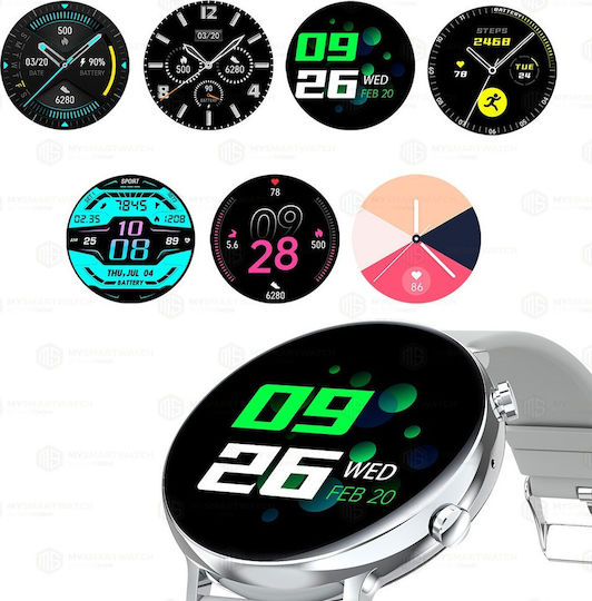 GW33 Smartwatch with Heart Rate Monitor (Black) view 8