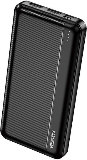 KAL Electronics Power Bank 9000mAh with 2 USB-A Ports and USB-C Port Black