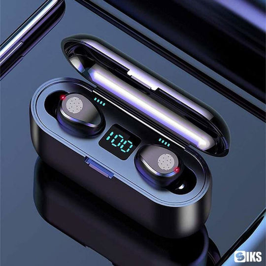 T20 Earbud Bluetooth Handsfree Earphones with Sweat Resistance and Charging Case Intelligent LED Display vista 3