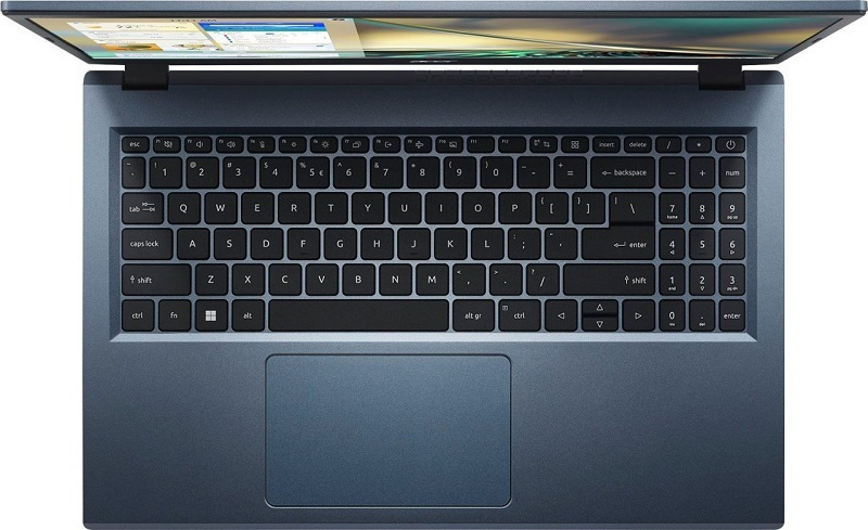 Acer Aspire 3 A315-24PT-R90Z 15.6" IPS FHD (Ryzen 5-7520U/8GB/512GB SSD/W11 Home) Steam Blue (US Keyboard) view 2