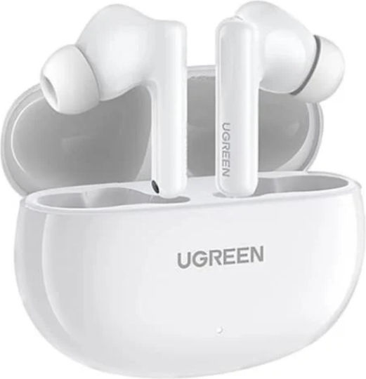 Ugreen WS205 HiTune Hybrid In-ear Bluetooth Handsfree Earphones with Sweat Resistance and Charging Case White