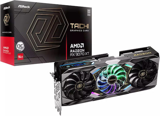 ASRock Radeon RX 9070 XT 16GB GDDR6 Taichi OC Graphics Card