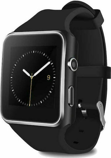 X6 45mm Smartwatch with SIM (Black) view 4