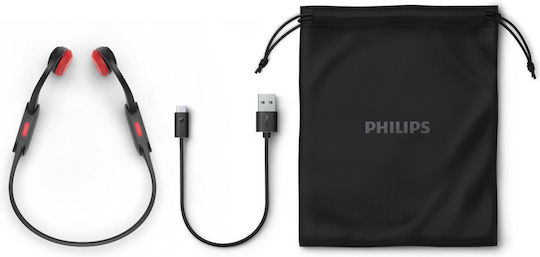 Philips Bone Conduction Bluetooth Handsfree Earphones with Sweat Resistance Black view 7