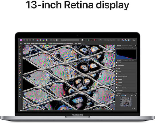 Apple MacBook Pro 13.3" (2022) IPS QHD+ (M2/8GB/256GB SSD) Space Grey (GR Keyboard) view 4