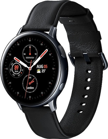 Samsung Galaxy Watch Active2 Stainless Steel 44mm Waterproof with Heart Rate Monitor (Black) view 2