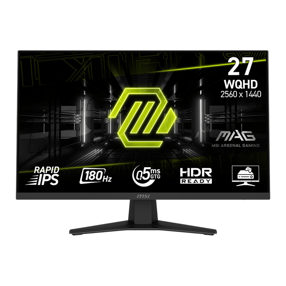 MSI Mag 274QF IPS Gaming Monitor 27" QHD 2560x1440 180Hz with Response Time 0.5ms GTG view 1