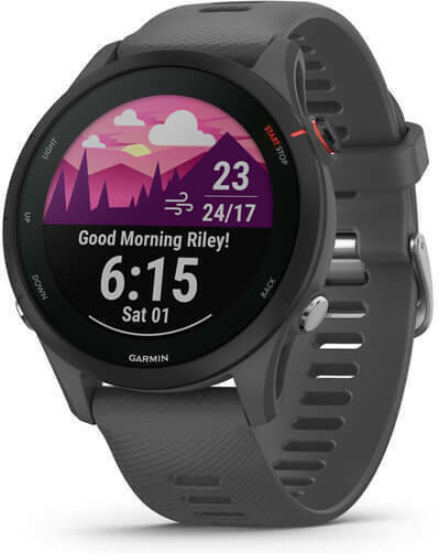 Garmin Forerunner 255 46mm Waterproof Smartwatch with Heart Rate Monitor (Slate Gray) view 2