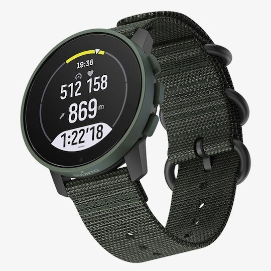 Suunto 9 Peak Pro Titanium 43mm Waterproof Smartwatch with Heart Rate Monitor (Forest Green) view 3