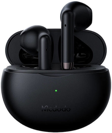 Mcdodo Earbuds Lite Bluetooth Handsfree Earphones with Sweat Resistance and Charging Case Black view 6