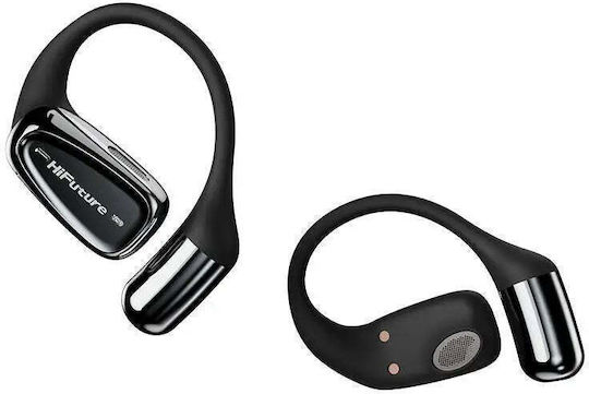HiFuture FutureMate2 PRO Open Ear Bluetooth Handsfree Earphones with Sweat Resistance and Charging Case Black view 6