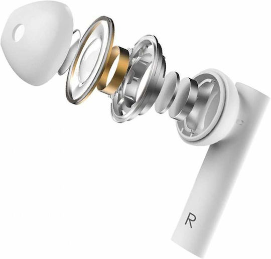 In-ear Bluetooth Handsfree Earphones with Charging Case White view 3