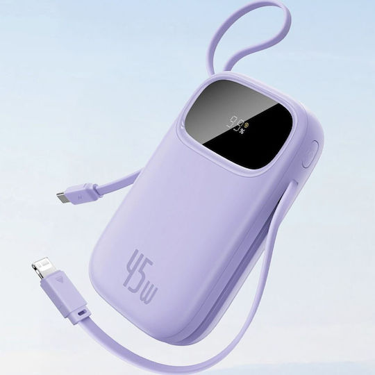Baseus EnerFill FC31 Qpow 3 Power Bank 10000mAh 45W Nebula Purple view 2