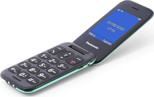 Panasonic KX-TU400 Single SIM Mobile with Large Buttons Turquoise view 7