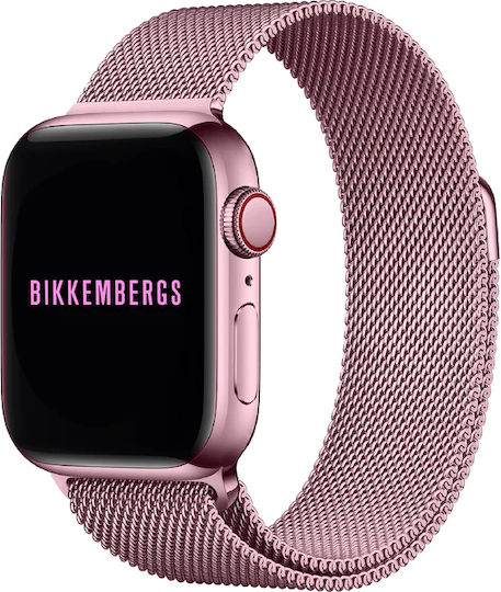 Bikkembergs BK15-16 Small Aluminium Smartwatch with Heart Rate Monitor (Pink Metallic Bracelet) view 2