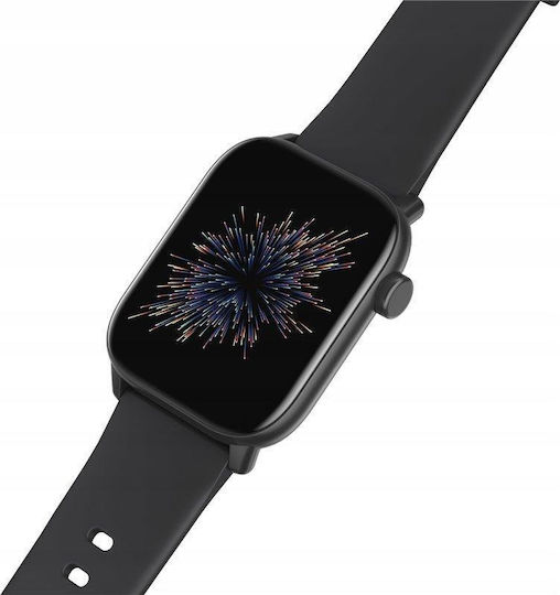 Oromed Oro Smart Fit 5 Stainless Steel Smartwatch with Heart Rate Monitor (Black) view 3