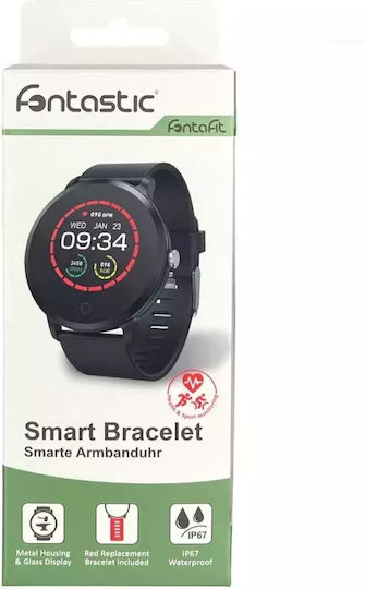 Fontastic FontaFit 345CH Smartwatch with Heart Rate Monitor (Black) view 2
