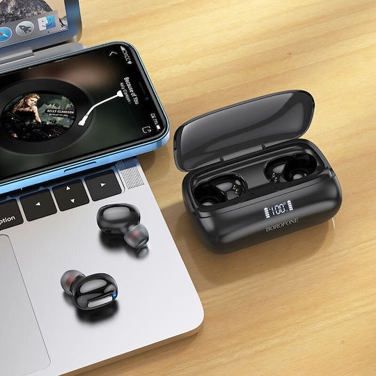 Borofone BE55 Perfect In-ear Bluetooth Handsfree Earphones with Charging Case Black view 6