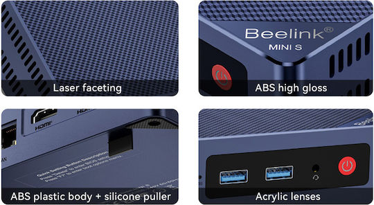 Beelink Mini S12 PC ( N95/8GB DDR4/256GB SSD/W11 Pro) view 5