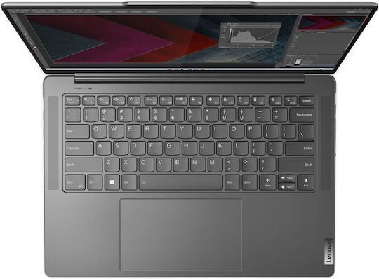 Lenovo Yoga Pro 7 14IRH8 14.5" QHD+ (i7-13700H/16GB/512GB SSD/GeForce RTX 4050/W11 Home) Storm Grey (ES Keyboard) vue 2