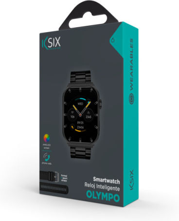 Ksix Olympo Smartwatch with Heart Rate Monitor (Black) view 6
