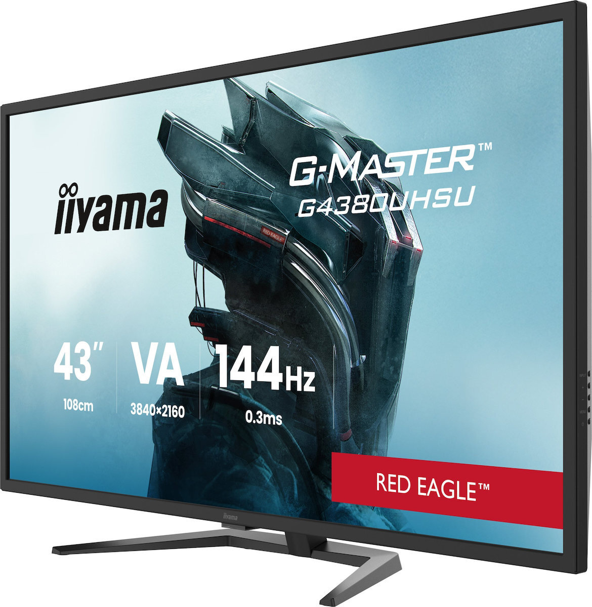 Iiyama G-Master VA Gaming Monitor 43" 4K 3840x2160 144Hz view 4